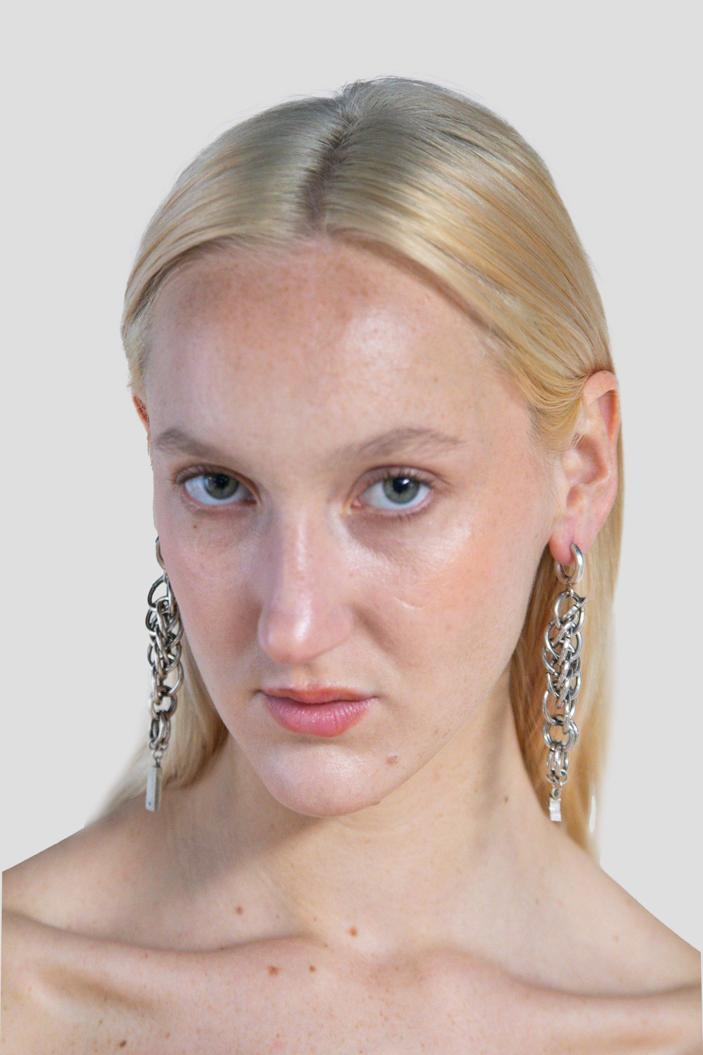 BRAIDED CHAIN EARRINGS