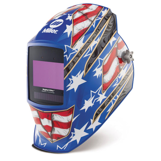 Miller Digital Elite Welding Helmet w/ ClearLight 2.0 Lens, Stars & Stripes III - 289759