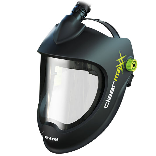 Clearmaxx PAPR with Faceshield to protect against sparks and fumes