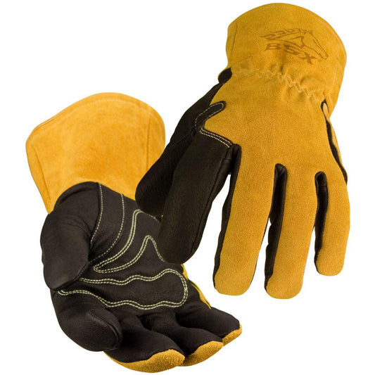 Black Stallion BSX Premium Grain Pigskin & Cowhide MIG Glove top and bottom