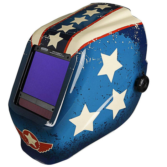 Jackson Welding Helmet Stars & Scars TrueSight II Lens Front Left