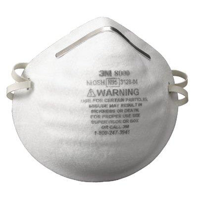 3M N95 Particulate Respirator - 20/box - 8200