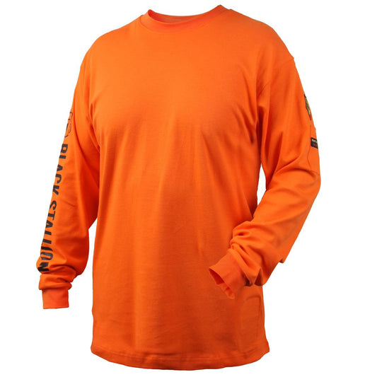 Black Stallion FR Cotton Long Sleeve - Orange