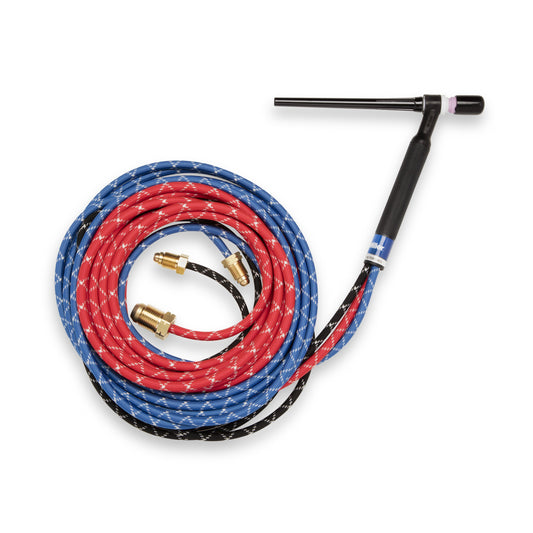 Weldcraft W-250 Braided Rubber, 25 ft, Acc., Torch Pkg - WP2025RM