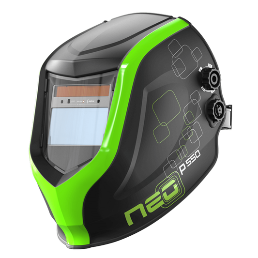 Optrel Neo P550 Welding Helmet in black and green