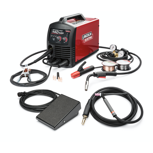 Power MIG 140MP Multi-Process Welder TIG One-Pak