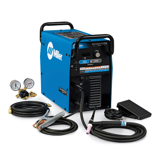 Miller Diversion 180 AC/DC TIG Welder w/ Foot Pedal - 907627