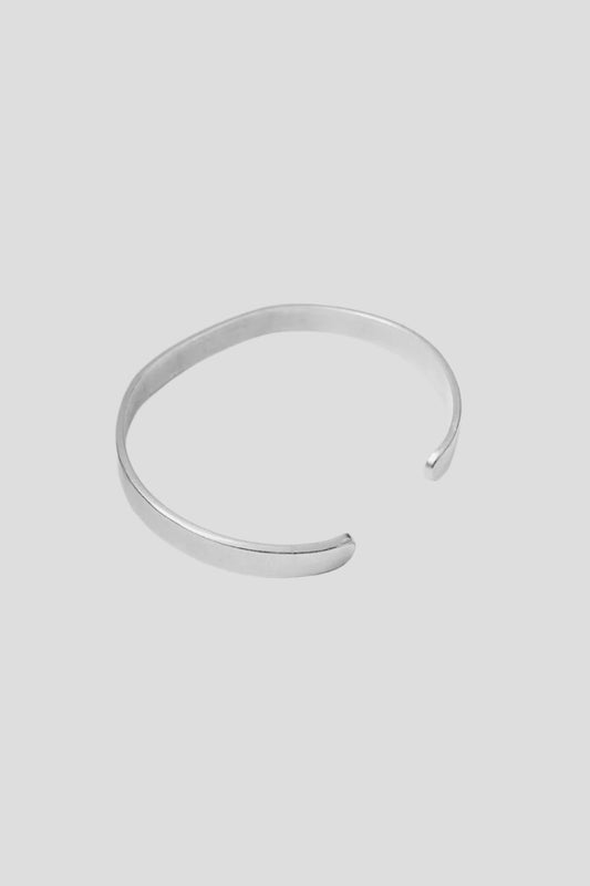 950 STERLING SILVER OVAL BRAECELET BY MODERN CONTEMPORARY LUXURY CLOTHING JEWELRY BRAND AYANEGUI BASED IN MEXICO CITY