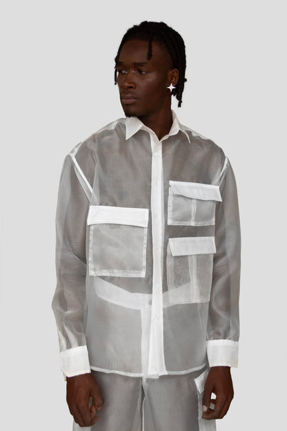 TRANSLUCENT CARGO SHIRT