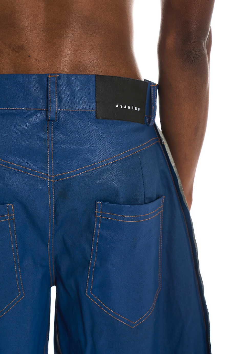SIDE REVERSE DENIM JORTS