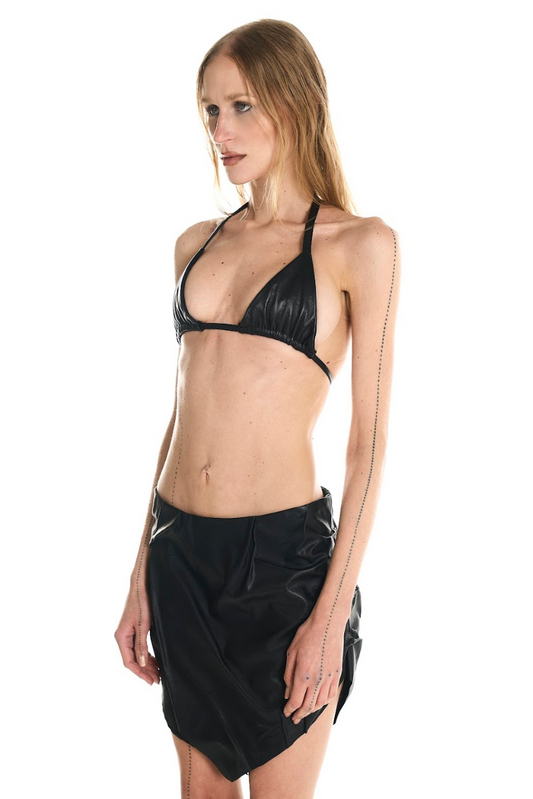 LEATHER BIKINI