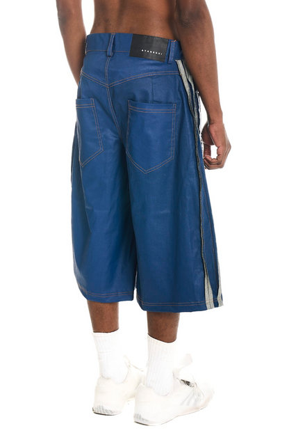 SIDE REVERSE DENIM JORTS