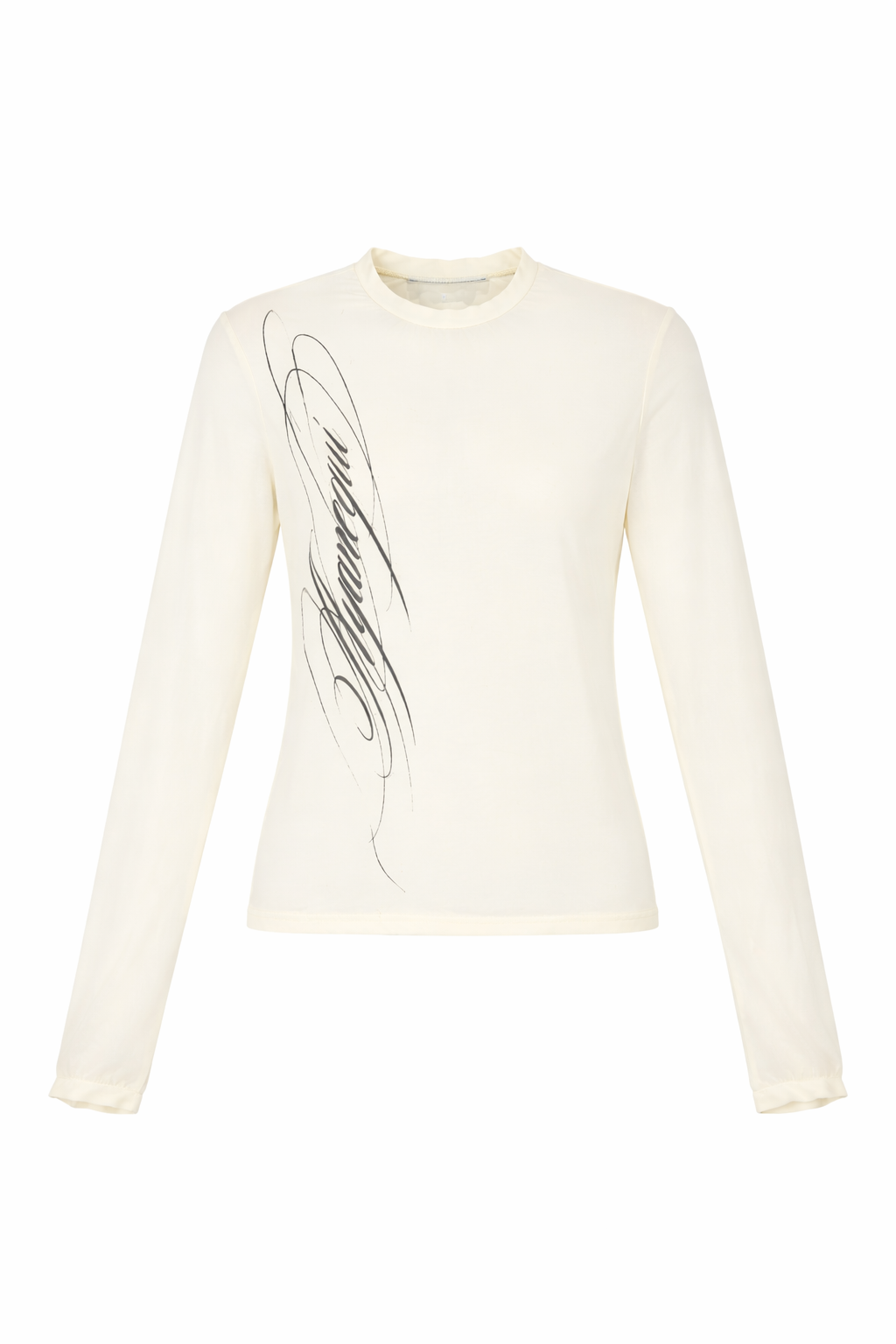 MESH LOGO LONGSLEEVE IVORY