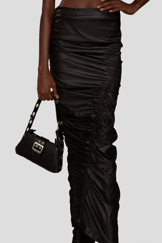 DRAPPED LONG SKIRT