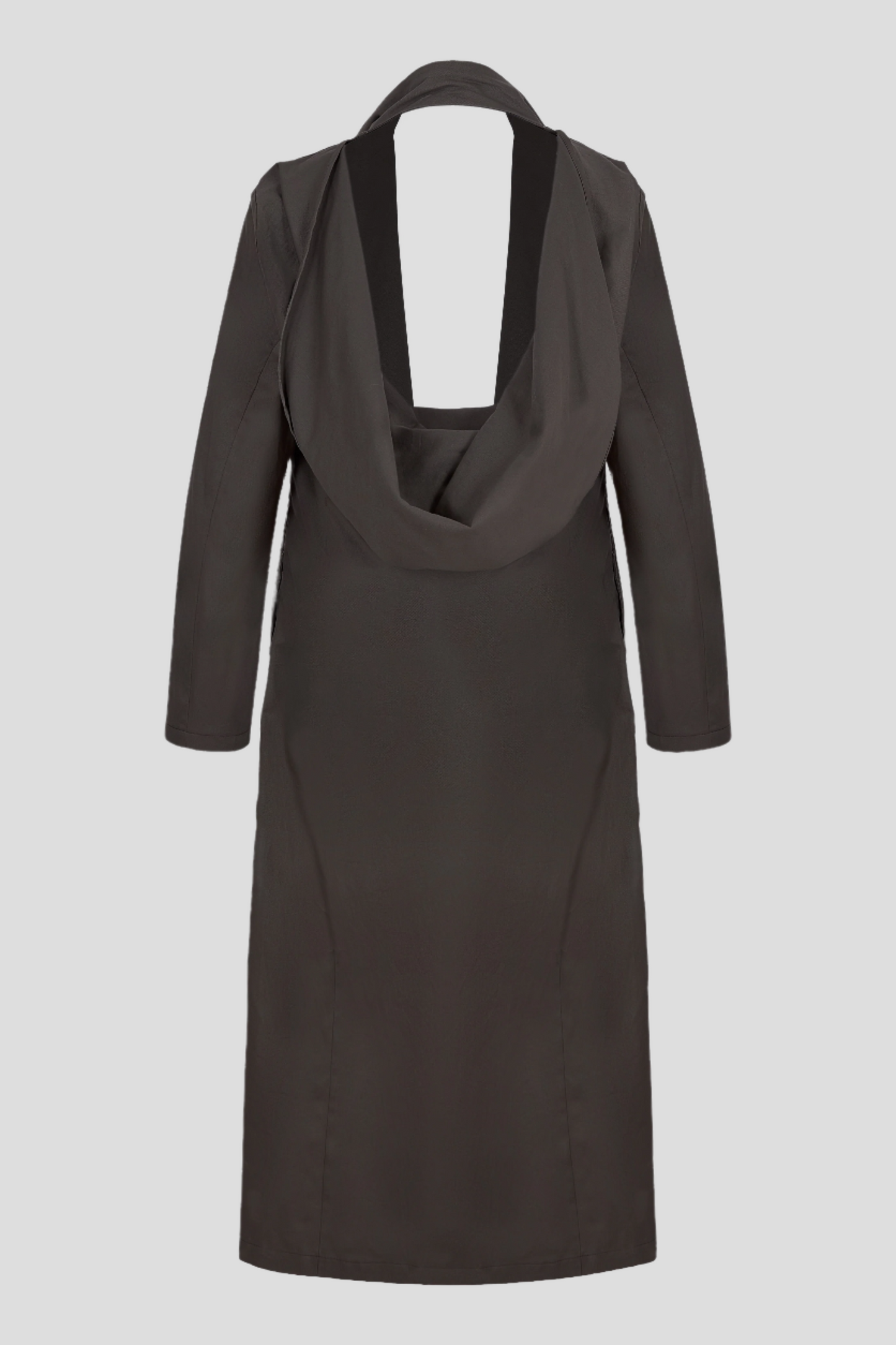 DRAPPED TRENCH COAT