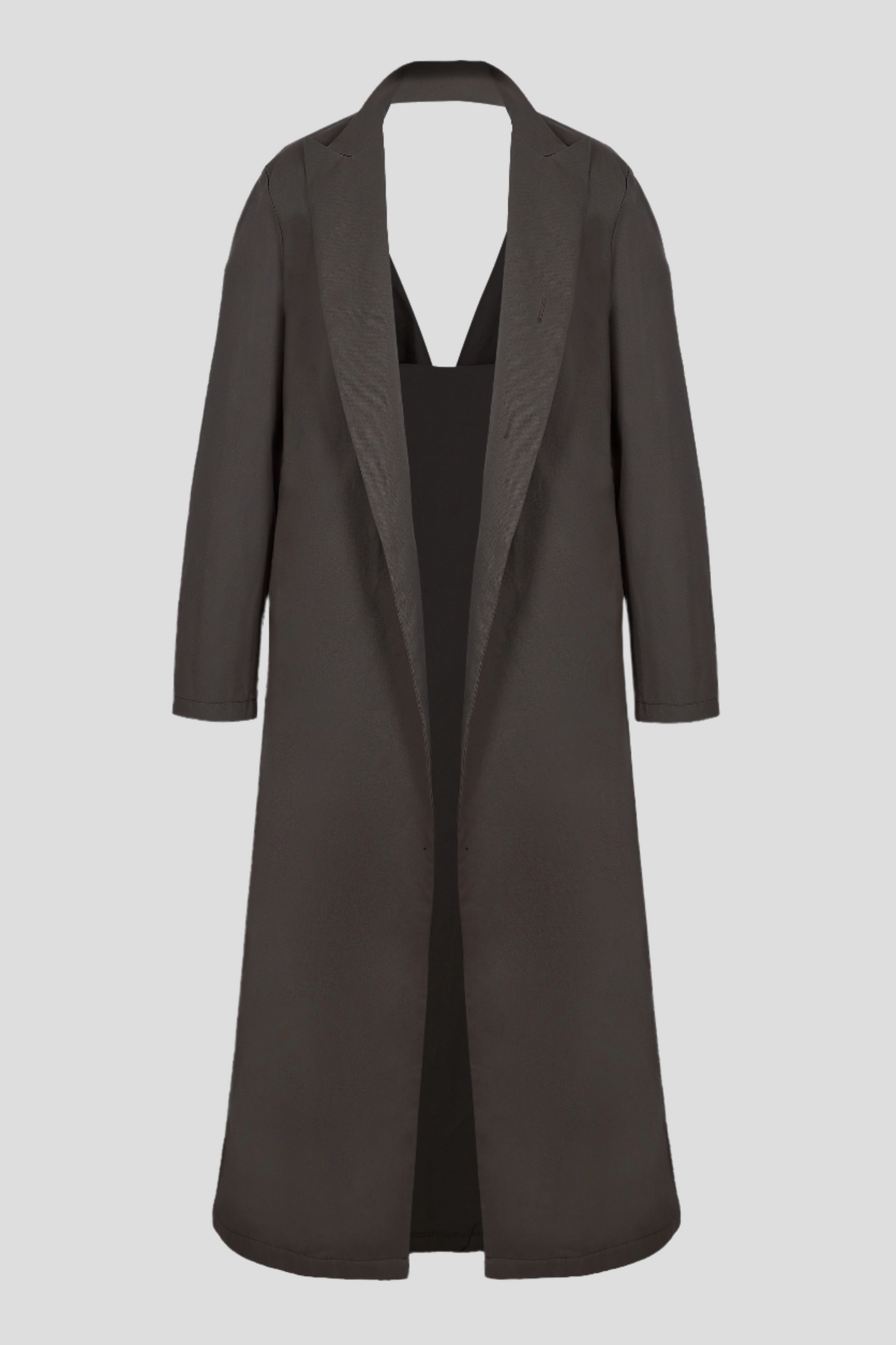 DRAPPED TRENCH COAT
