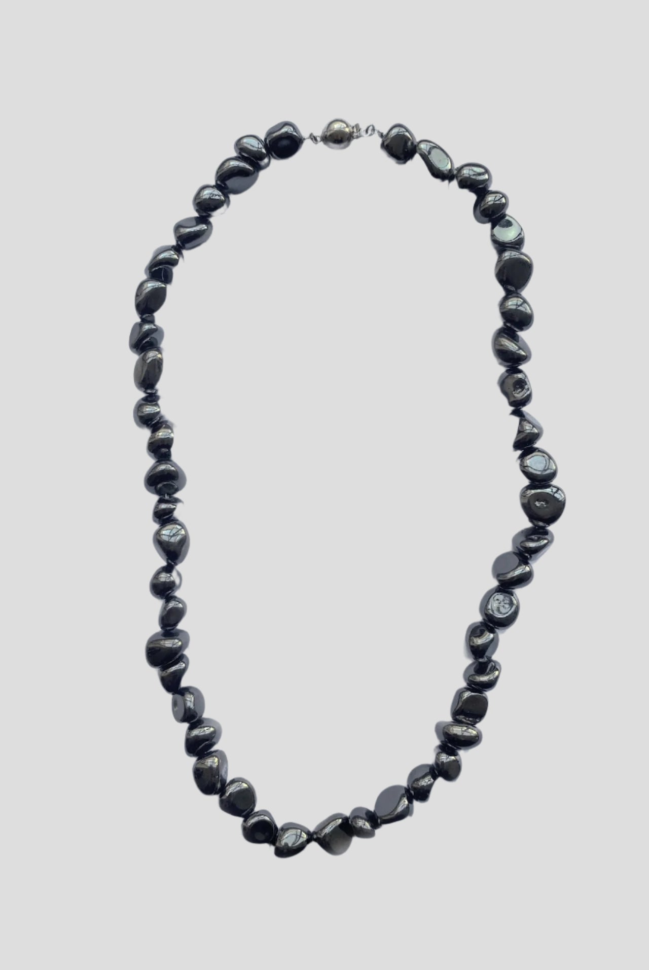 SILVER AGATE NECKLACE