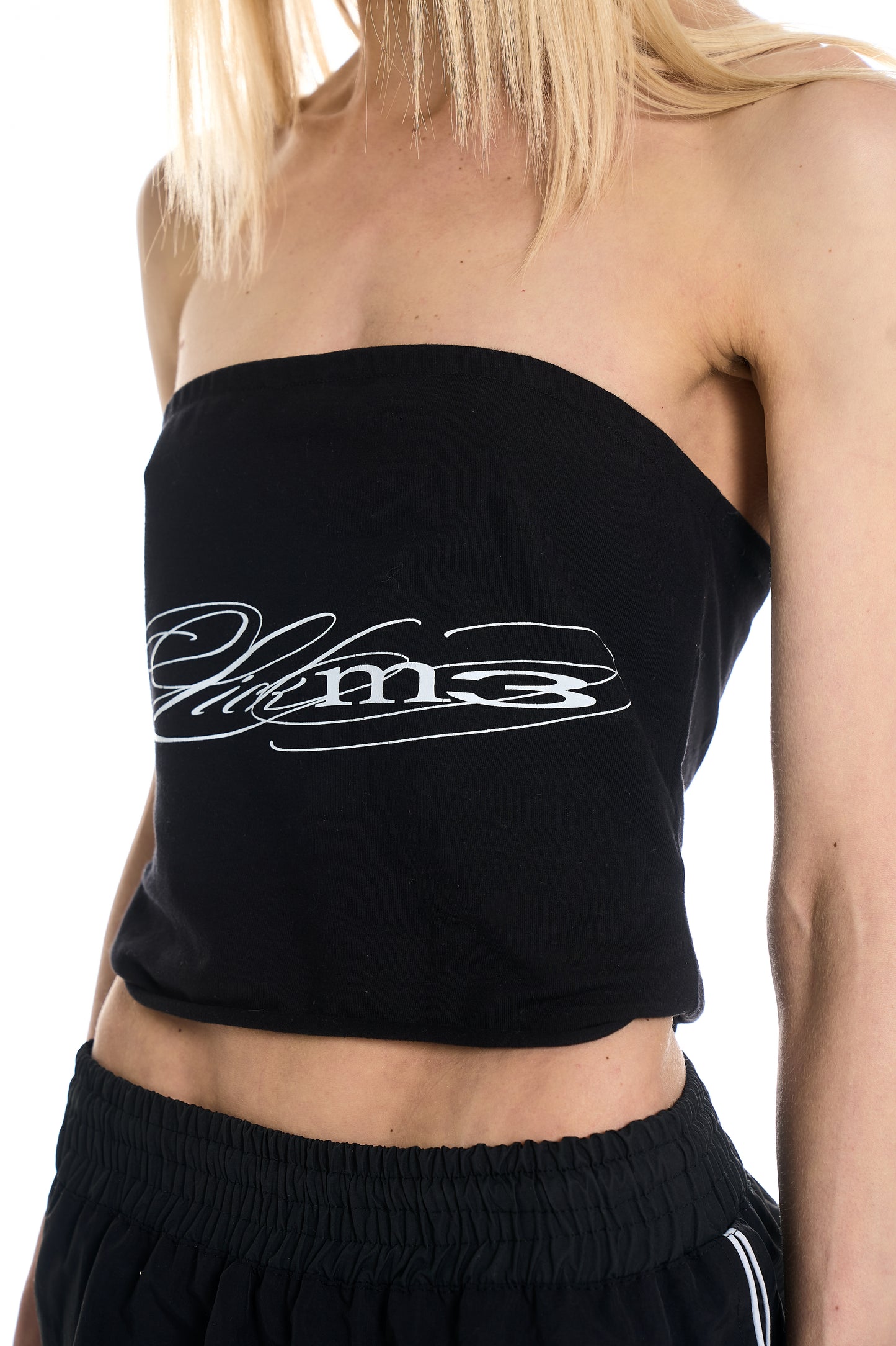 LICK ME STRAPLESS BLACK