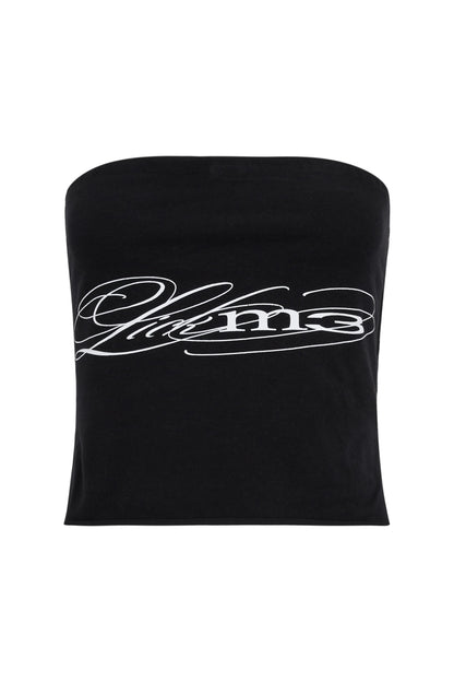 LICK ME STRAPLESS BLACK