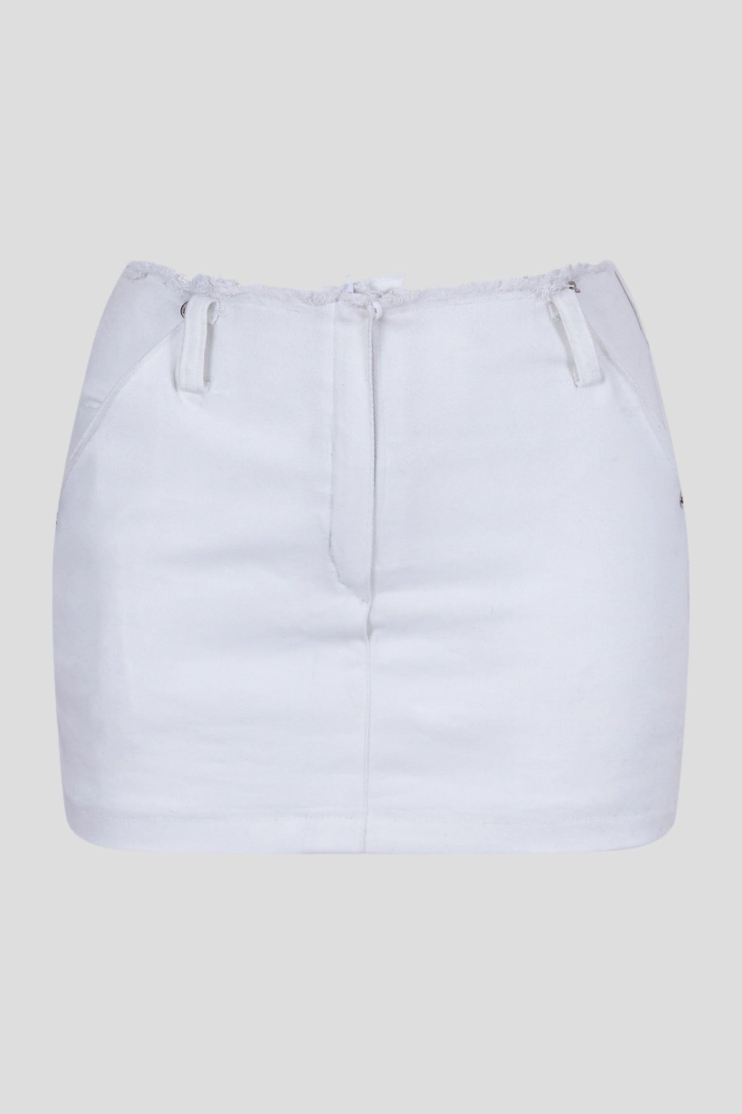 SNOW DENIM MINI SKIRT