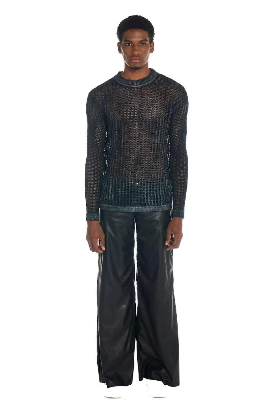 SPECKLED KNIT SWEATER