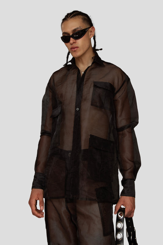 TRANSLUCENT CARGO SHIRT