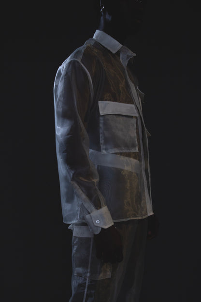 TRANSLUCENT CARGO SHIRT