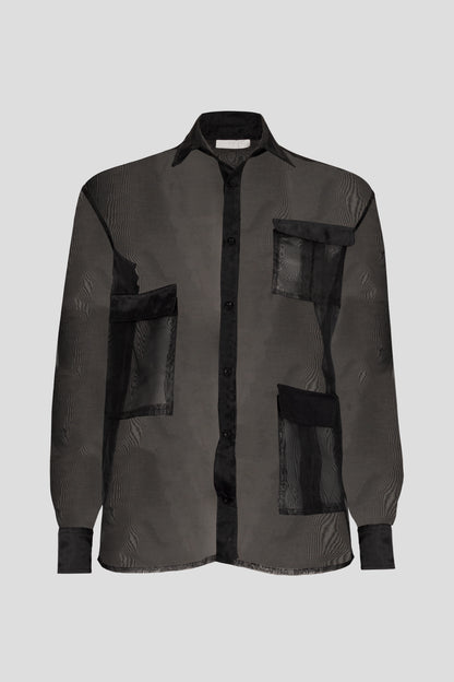 TRANSLUCENT CARGO SHIRT