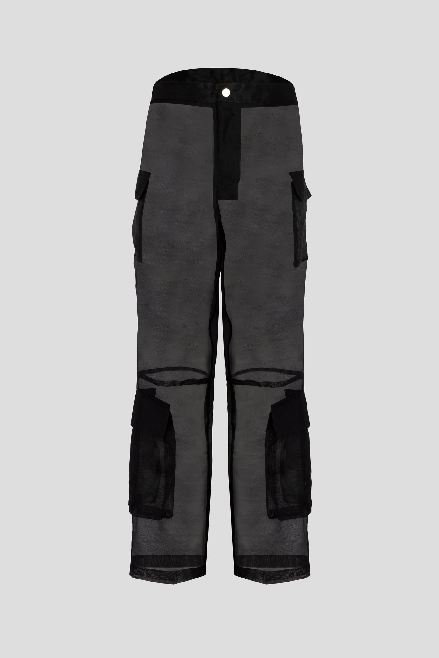 TRANSLUCENT CARGO TROUSERS