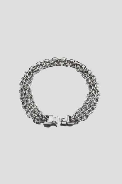 TRIPLE CHAIN NECKLACE