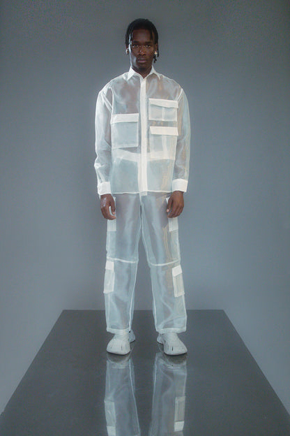 TRANSLUCENT CARGO SHIRT