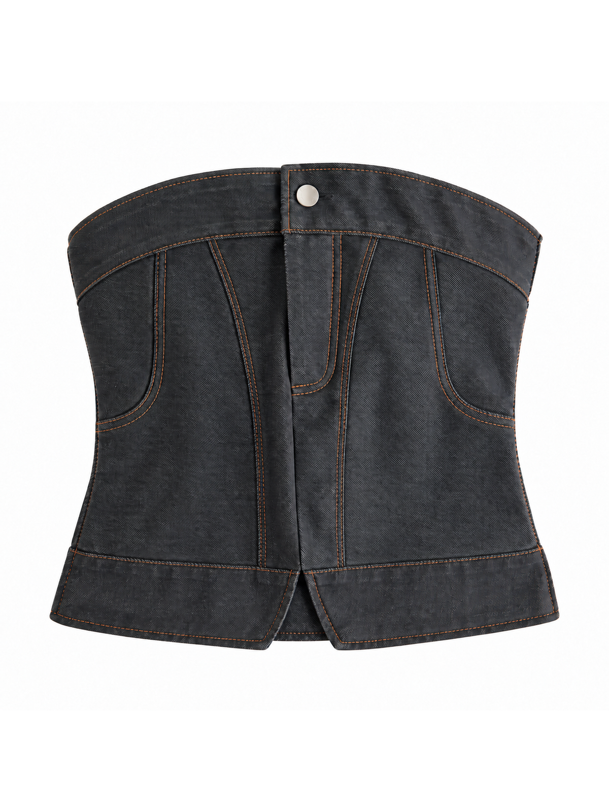 DENIM STRAPLESS