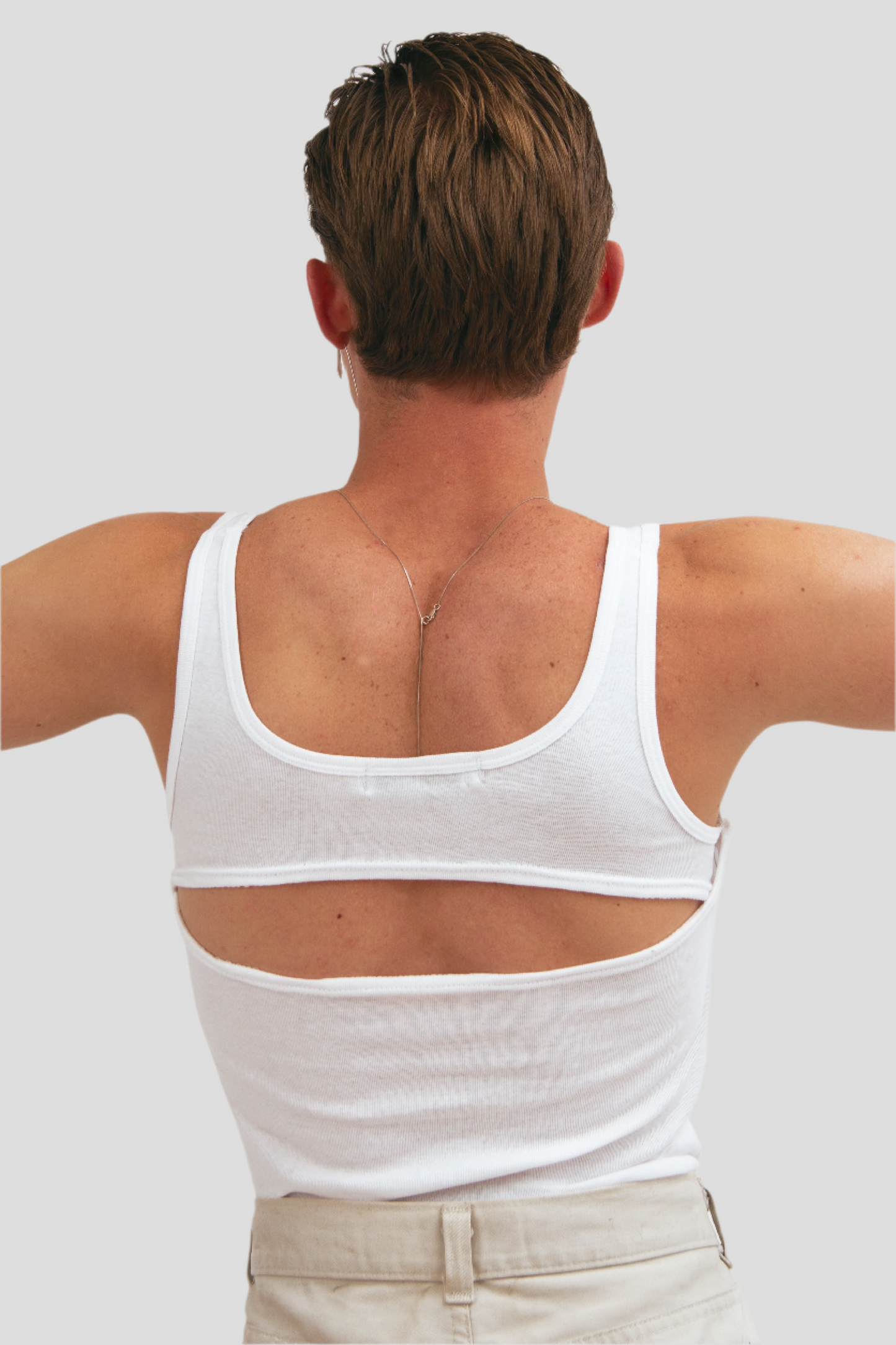 CUT OUT CHEST TANK TOP