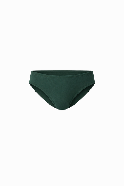 SLIP BRIEF DARK GREEN