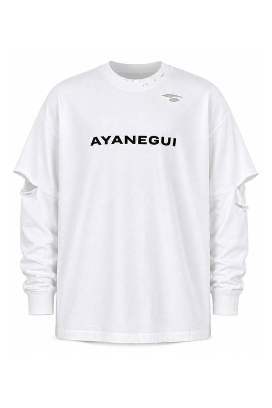 DISTRESSED LONGSLEEVE SHIRT