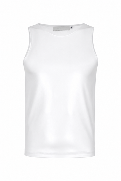 FAUX LEATHER TANK TOP