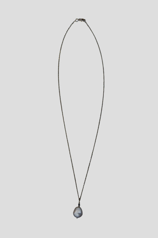 IRREGULAR CHAIN PEARL NECKLACE