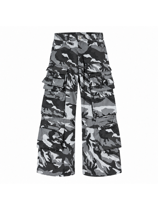 CAMO JORTS DOUBLE LAYERED