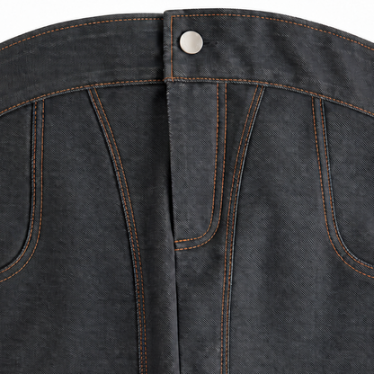 DENIM STRAPLESS