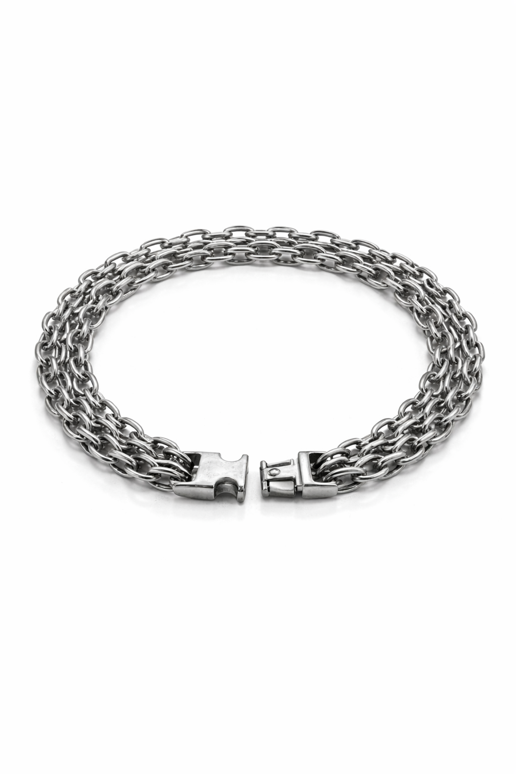 TRIPLE CHAIN NECKLACE